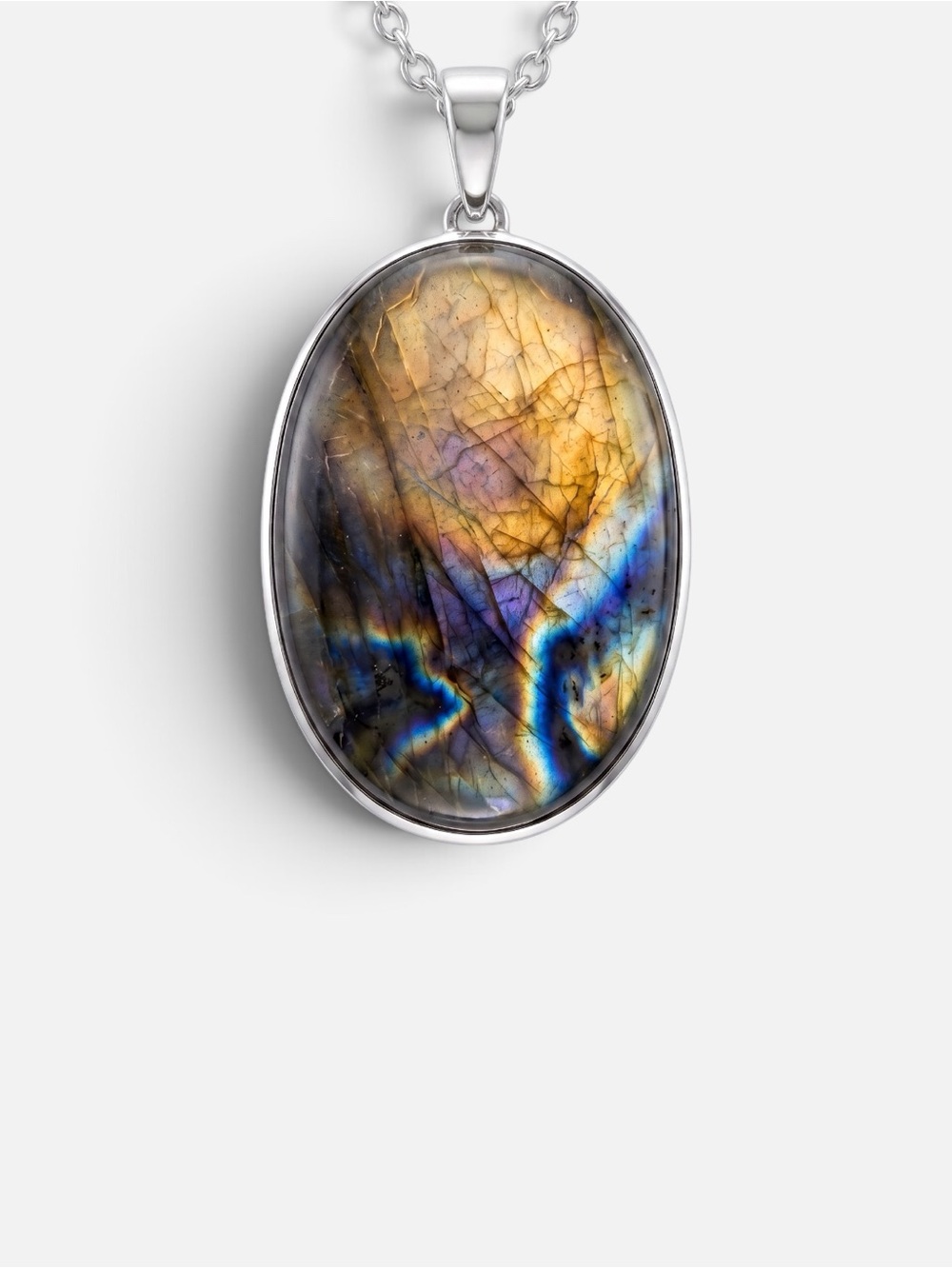 VINTAGE LABRADORITE NECKLACE